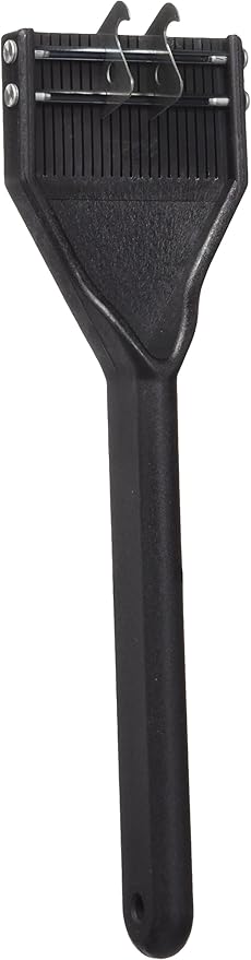 Mars Coat King Detangle and Pet Stripper Grooming Tool, Stainless Steel with Plastic Handle, Made in Germany, 2 Blade