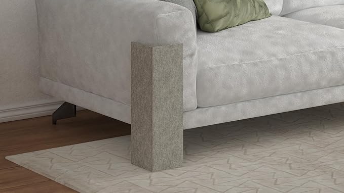 Cat Scratcher Sofa Protector – Couch Corner Cat Scratching Post, Carpet Cat Scratch for Indoor Cats, Furniture Scratch Guard (23 in, Graphite)