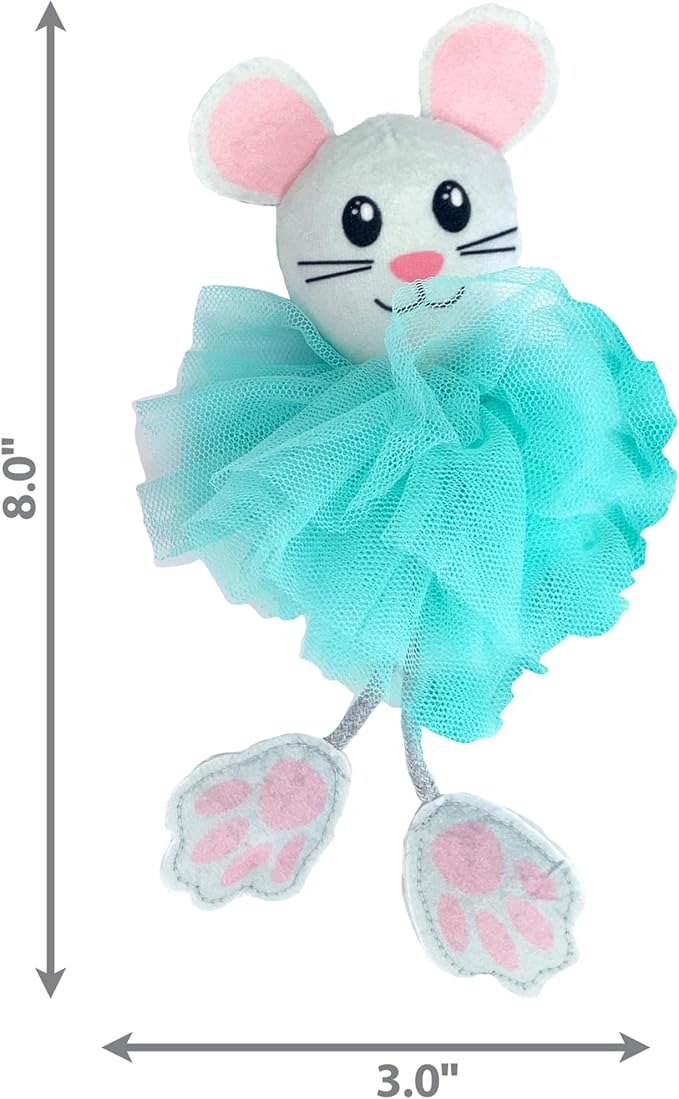 KONG Flingaroo Tutu Catnip Cat Toy, Assorted