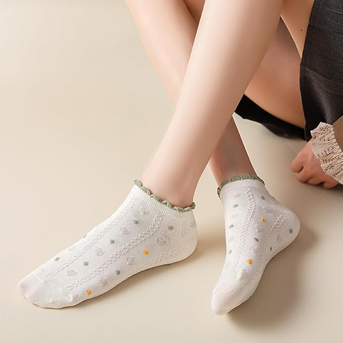 Benefeet Sox Cute Ankle Socks for Women Girls Novelty Patterned Low Cut Cotton Casual Socks Fun Colorful Summer Short Socks