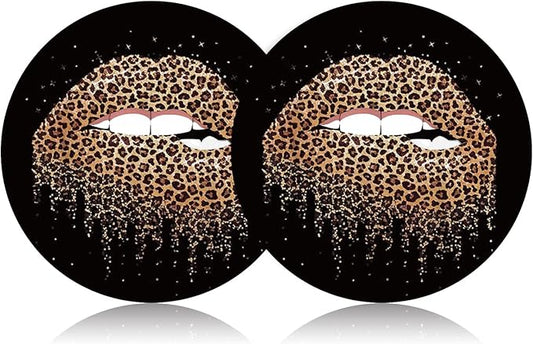 2.75" Car Coasters Car Cup Holder Coaster Car Interior Accessories Cup Holder Insert Coaster Silicone Anti Slip Cup Mat for 2.75" Car Cup Holder (Kiss)