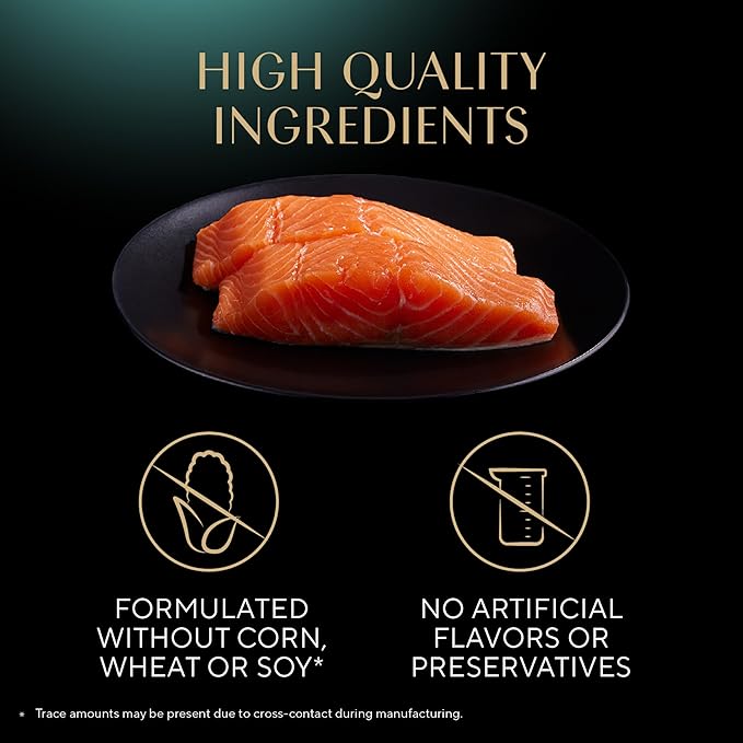 Sheba Perfect Portions Wet Cat Food Cuts in Gravy With Sustainable Salmon, 2.6 oz., Twin-Pack Trays (24 Count, 48 Servings)