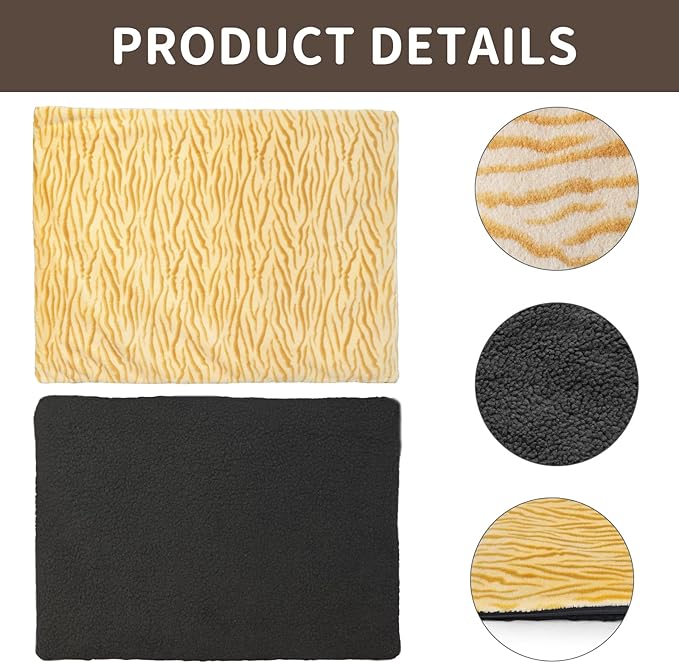 Self-Warming Cat Bed Indoor/Outdoor Super Soft Self Heating Pet Mat Washable Thermal Pad for Cat & Dog