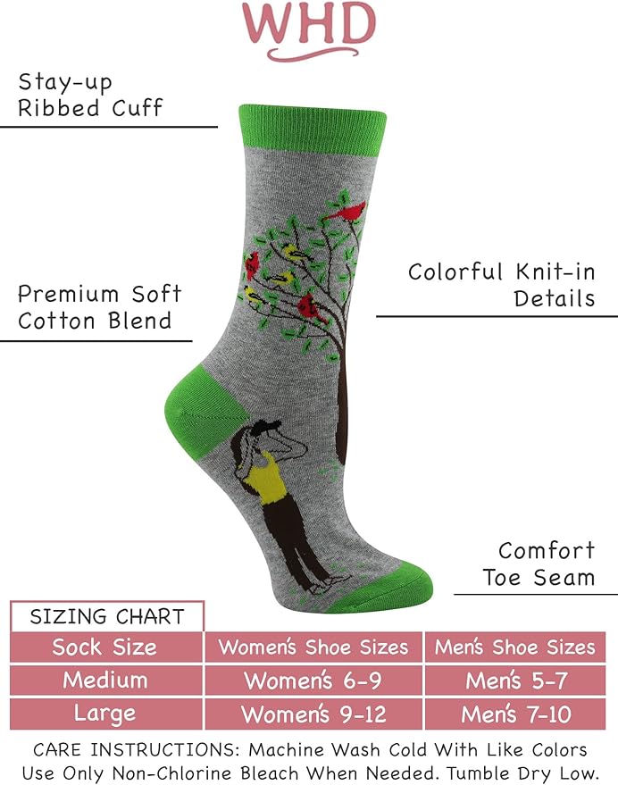 Bird Watcher Socks for Women Gift for Bird Lovers