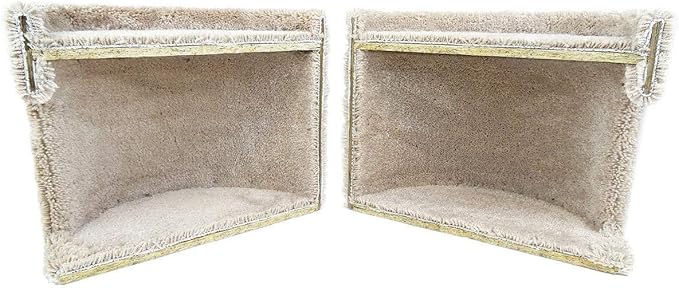 New Cat Condos 110223-Brown Wood Constructed Large Pet Stairs for Cats and Dogs, Large