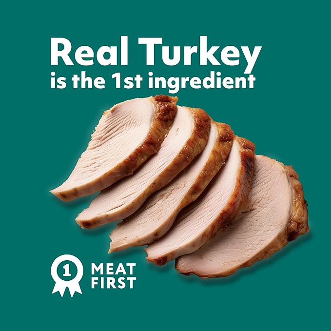 OPtimeal Natural Dry Cat Food for Adult Cats - Proudly Ukrainian - Tasty and Nutritional Cat Food Dry Recipe with Immunity Support for Healthy Felines (8.8 lbs, Turkey & Barley)