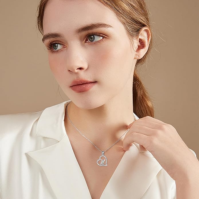 Capybara/Squirrel/Chihuahua Necklace Sterling Silver Chihuahua Squirrel Jewelry Capybara Gifts for Women