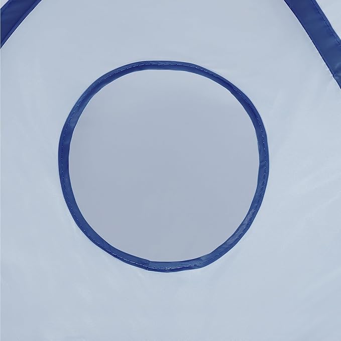 Tempcore Pet Cat Tunnel Tube Cat Toys 3 Way Collapsible, Cat Tunnels for Indoor Cats，Kitty Tunnel Bored Cat Pet Toys Peek Hole Toy Ball Cat, Puppy, Kitty, Kitten, Rabbit Light Blue