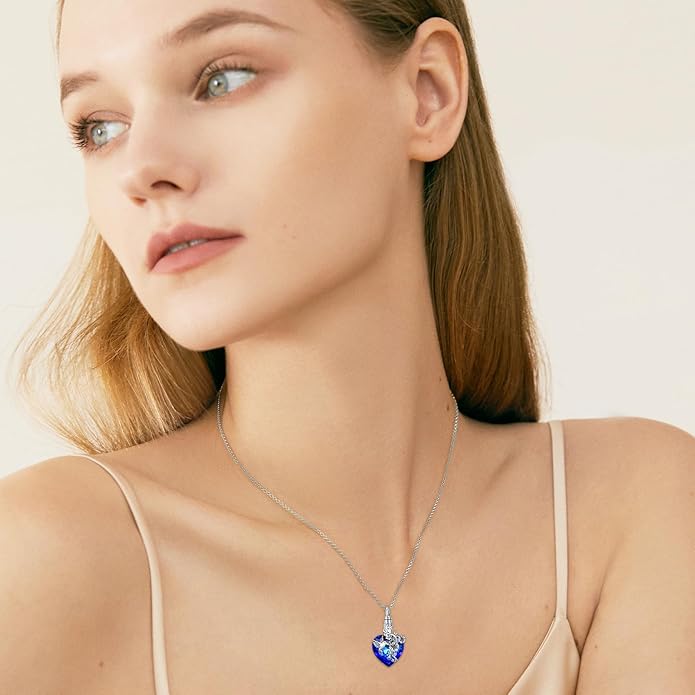 Animal Crystal Urn Necklace For Ashes Sterling Silver Butterfly Dragonfly Bee Phoenix Peacock Hummingbird Fox Angel Wing Pentagram Pentacle Cremation Necklace Heart Teardrop Urn Holder Necklaces For Women Memorial Jewelry