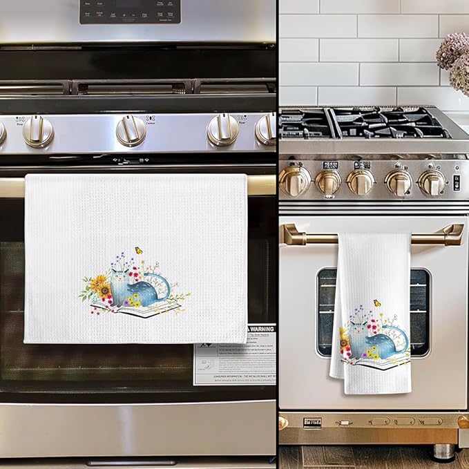 Cat Towel,Cat Hand Towel,Cat Kitchen Accessories,Crazy Cat Lady Gifts,Cat Kitchen Towels,Cat Dish Towels,Cat Mom Gifts,Crazy Cat Lady,Cat Lady Gifts,Fun Kitchen Towels,Gifts for Cat Lovers for Women