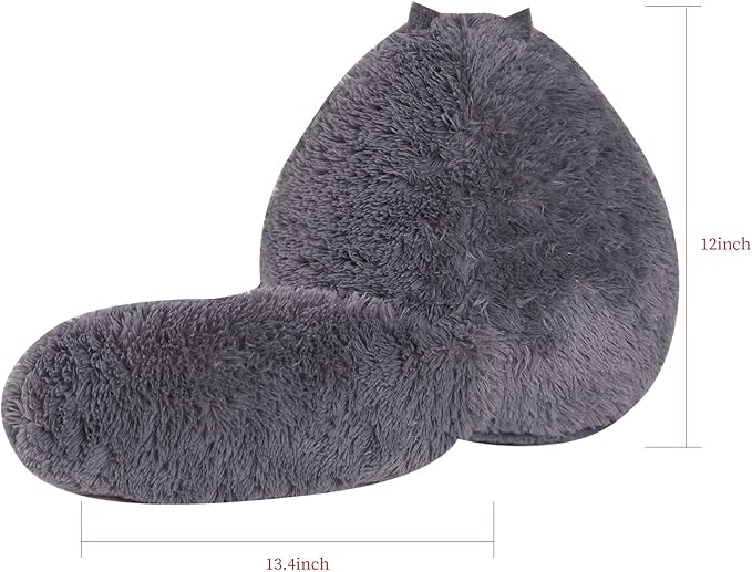 Cat Stuffed Animals, Stuffed Cat, Cat Plushies for Girls and Boys, Big Stuffed Cat for Christmas or Brithday, 12Inches, Grey