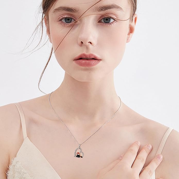 Capybara/Squirrel/Chihuahua Necklace Sterling Silver Chihuahua Squirrel Jewelry Capybara Gifts for Women