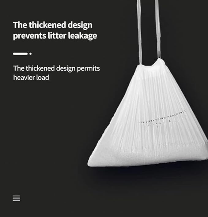 80 Pack CATLINK Trash Bags, for Automatic Cat Litter Box for SCOOPER YOUNG & SCOOPER LUXURY PRO Not Suitable for SCOOPER SE