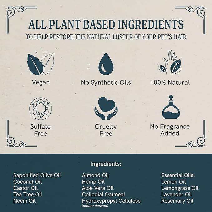 J·R·LIGGETT'S Dog Dry Shampoo Great for Dry and Sensitive Skin, Dog Anti Itch Hypoallergenic Formula | 100% Detergent-Free, Fresh and Clean Dog Shampoo, 100% Ecologically Correct, Non-GMO, 3.5 oz.