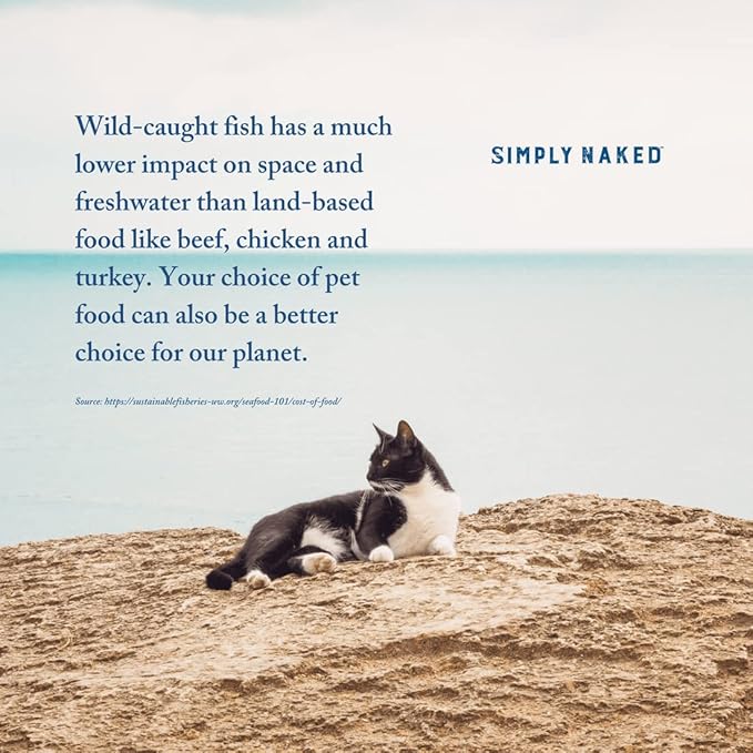 Wild Acadian Redfish Cat Food | No Chicken or Other Animal by-Products | Rich in Omega 3 & 6 Fatty Acids | Sustainably Sourced Wild Caught Fish | Made in The USA | 4lb Bag