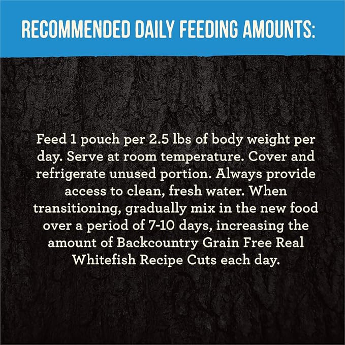 Merrick Backcountry Grain Free Gluten Free Premium High Protein Wet Cat Food, Whitefish Recipe Cuts With Gravy - (Pack of 24) 3 oz. Pouches