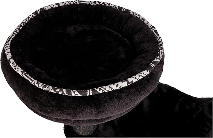 TRIXIE Giada Cat Tower Scratching Post, Condo with Removable Cushion, Hammock, Top Platform Bed 28.66 LBS