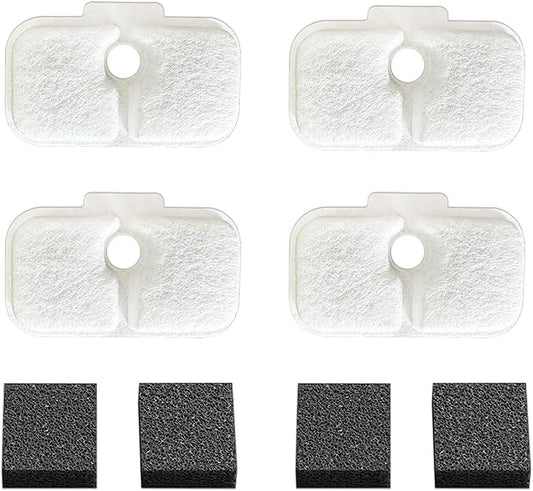 4PCS Cat Water Fountain Filter Replacement for Petlibro - Pre-Filter Sponges Compatible with PLWF105, PLWF115, PLWF005 - Keep Your Pet's Fountain Clean and Fresh with PET STANDARD Filters
