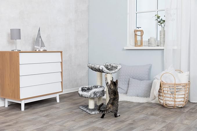 Trixie Isaba Scratching Post, 62 cm, Black/White