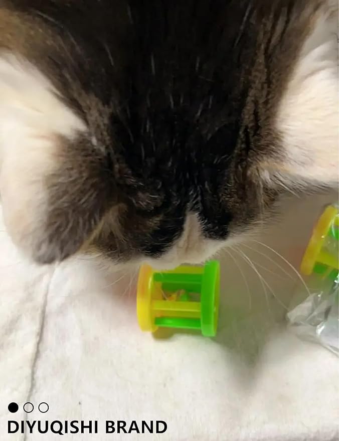 Cat Toys Pack – 40pc Set of Jingle, Reflective, and Plush Balls for Indoor Cats – Safe, Fun, and Stress-Relieving Playtime for Cats