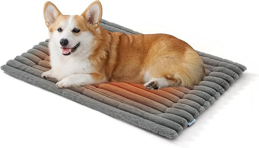Luxury Soft Self Warming Cat Bed, Thermal Warm Medium Dog Pad for Indoor & Outdoor, Washable Pet Mat with Non-Slip Bottom (Grey)