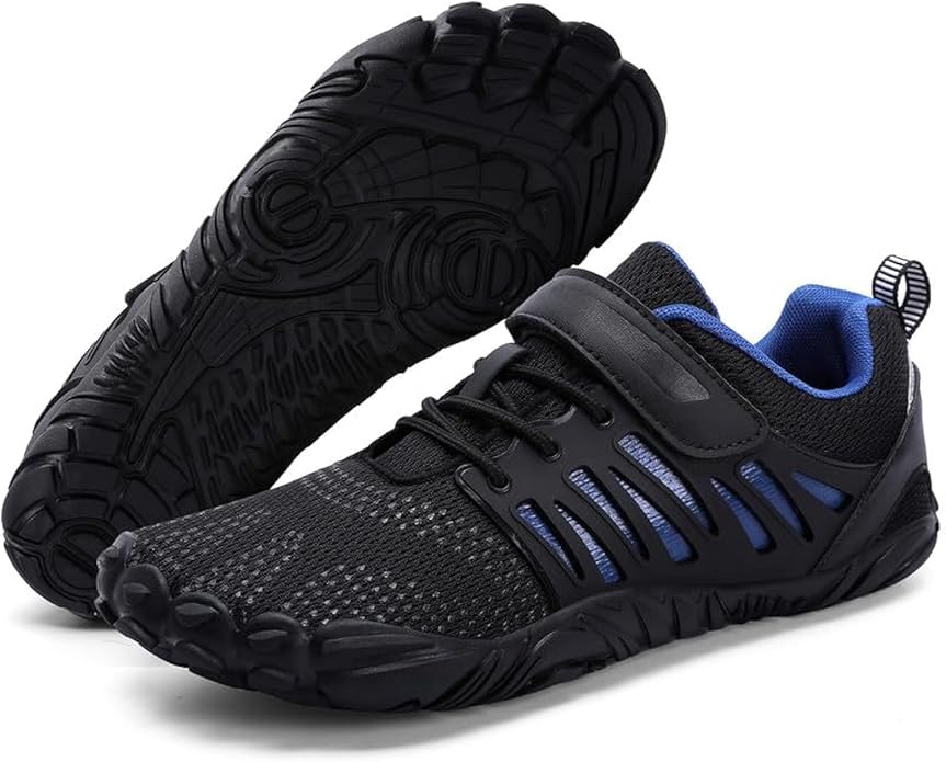 Barefoot Shoes Men Wide Toe Box Zero Drop Water Shoes Men for Gym Workout Minimalist Weightlifting Cross-Trainer Running Hike Grounded Footwear