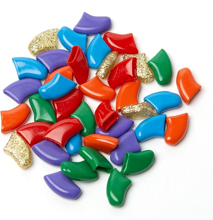 Soft Claws Nail Caps for Dogs with Non-Slip Design Made in USA - 40 Dog Nail Covers for Long-Lasting Protection of Floors and Furniture - Pride, Large