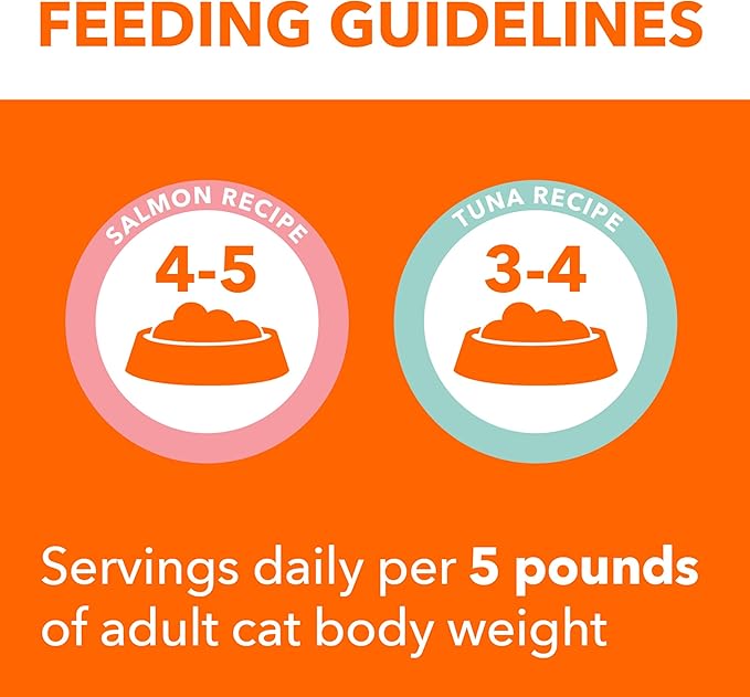 Iams Perfect Portions Indoor Adult Grain Free Wet Cat Food Pate Variety Pack, Salmon and Tuna Recipes, 2.6 oz. Easy Peel Twin-Pack Trays (12 Count, 24 Servings)