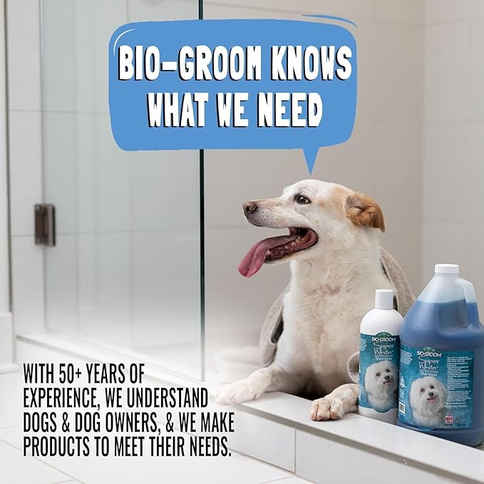 Bio-Groom Oatmeal Dog Shampoo – for Allergies and Itching, Cruelty-Free, Dog Bathing Supplies, Puppy Shampoo for Sensitive Skin, Made in USA, Anti-Itch Dog Products – 12 fl oz 2-Pack