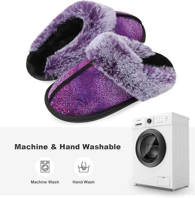 Besroad Winter Fuzzy House Slippers Sandals Plush Faux Fur Fluffy Flats Slippers Warm Slide Shoes for Women