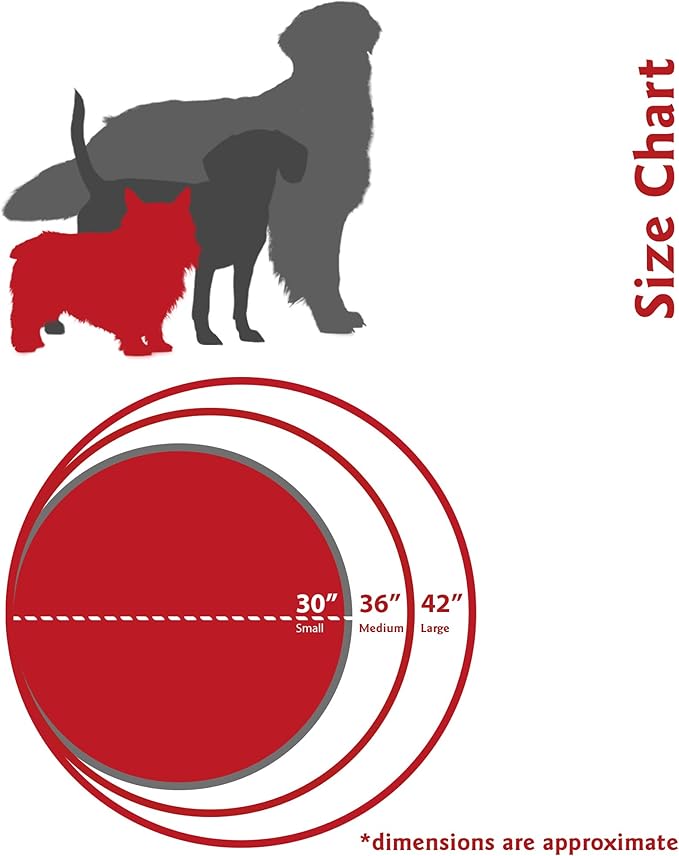 Majestic Pet Charlie Gray Small Round Pet Bed