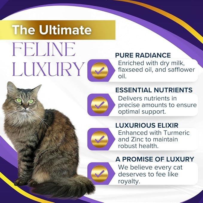 Cat Allergy Relief for Cats - Vet-Formulated Omega-3 & Omega-6, Zinc & Taurine, All-Natural Allergy Relief for Cats, Itchy Skin Treatment, Made in USA, Grain-Free - 90 Chews (270g)