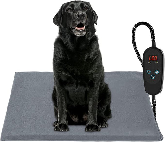 Outdoor Heating Pad for Cats,Cat Warming Pad for Feral Cats Outside, Cat Warmer with Timer, Pet Heating Pads for Cats Indoor,Electric Heating Pad for Outdoor Cat House,Heated Cat Pad