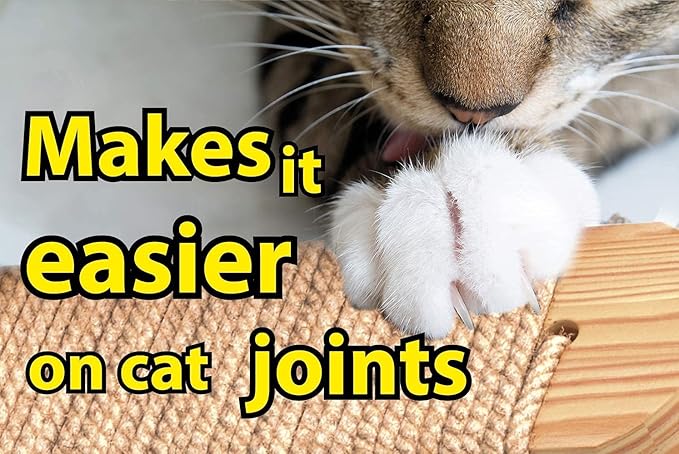 Skywin Cat Steps - Solid Rubber Wood Cat Stairs Great for Scratching and Climbing - Easy to Install Wall Mounted Cat Shelves for Playful Cats (Wood)