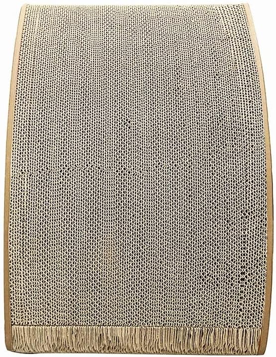 FluffyDream Cat Condo Scratcher Post Cardboard, Looking Well with Delicious Pizza Shape Cat Scratching House Bed Furniture Protector