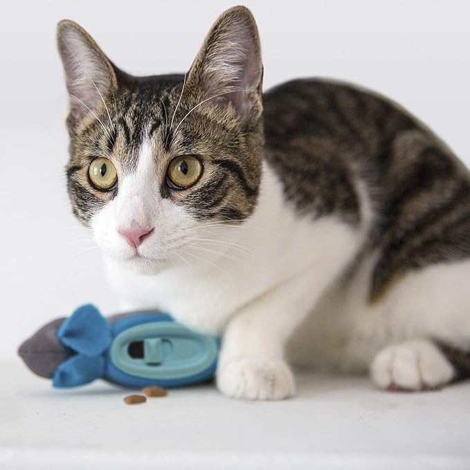 SPOT Doc and Phoebe's Cat Hunting Snacker - Interactive Indoor Treat Dispenser, Encourage Natural Instincts to Hunt, Provide Mental Stimulation, Solve Behavioral Problems & Obesity, Pack of 1 Mouse