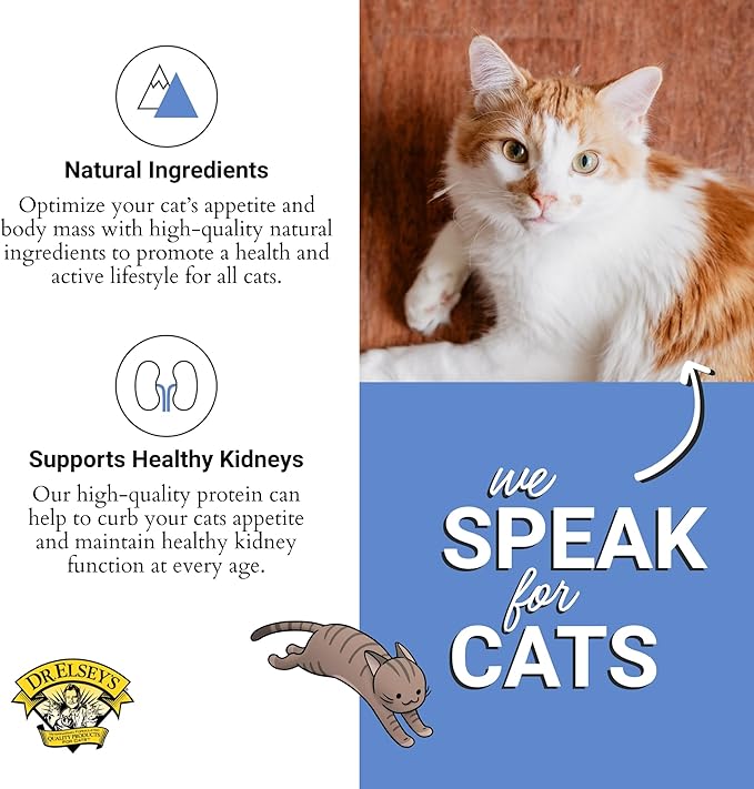 Dr. Elsey's Clean Protein Chicken Cat Treats - Freeze Dried Cat Food for All Cats - Chunky Healthy Cat Food w/Natural Ingredients, No Filler & Grains Cat Dry Food for Traning (0.5oz)