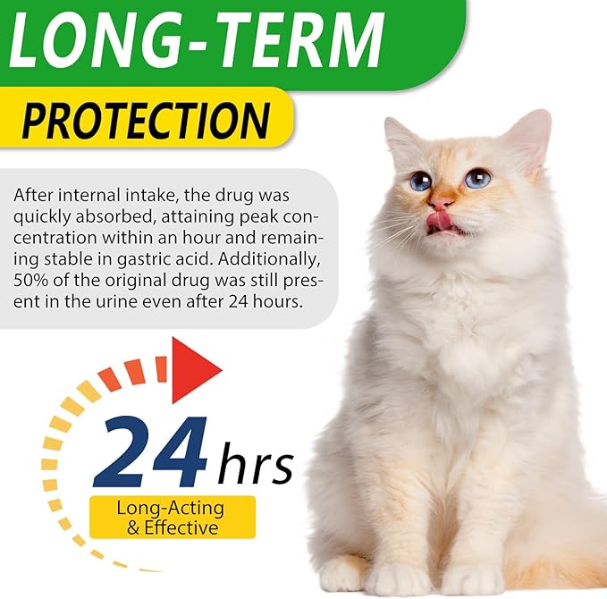 2 Pack Antibiotics for Cats, Premium Cat Antibiotics Supplemen, Natural Antibiotic for Cats, Pet Supplements, Cat Antibiotics Supports Immune & Cats Allergy Relief, Cats Multivitamin