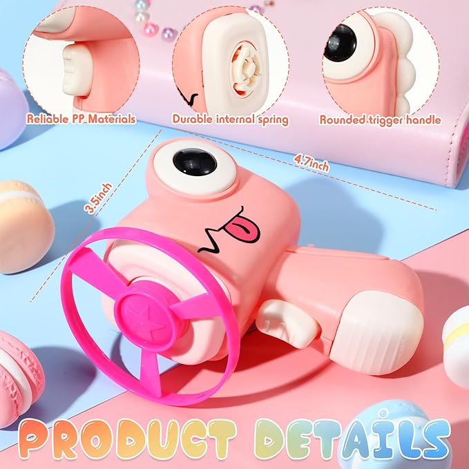 45 Pcs Cat Fetch Toy with Colorful Flying Propellers Set Cat Interactive Toys Playing Tracking Propeller Toy for Indoor Outdoor Kitten Training Chasing Training Hunting, Dinosaur Style