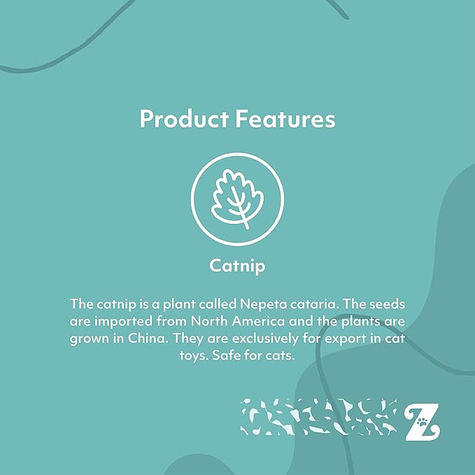 ZippyClaws Marshmallow ZippyStick - Interactive Cat Toy Wand for Indoor Cats & Kittens, Cute Kitty Toys for Boredom, Fun Teaser Stick with Feathered Tassles & Plush Dangling Toy