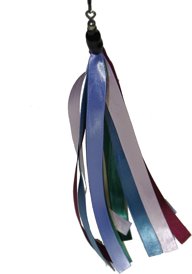 Ribbon, Leather and Fur Attachment Cat Toys - Fit Wildcat and Popular Bird and Catcher Type Wands/Poles (Ribbons)