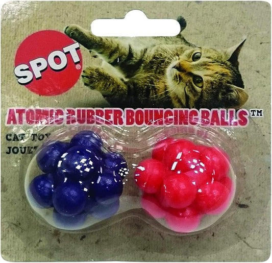 SPOT Atomic Bouncing Ball Cat Toy 2pcs Size:Pack of 4