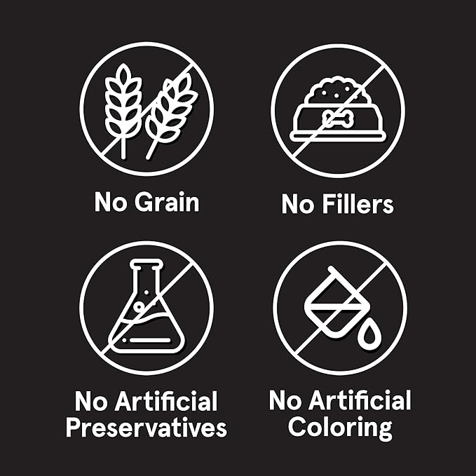 Real Meat Air Dried Cat Food & Dog Food w/Real Venison - 14oz of USA-Crafted Grain-Free Dry Dog & Cat Food Sourced from Free-Range, Grass-Fed Venison - All Natural, High Protein Pet Food