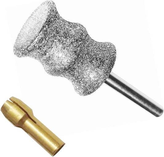 Nail Diamond Bits for Dremel Dog Nail Grinder - 1/8" Diamond Rotary Nail Grinder Bits for Dogs & Cats Nail Care, X-Large Set