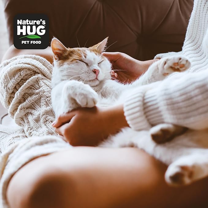 Nature's HUG Dry Cat Food, for Senior-All Breeds, 10 lb. Bag, Just Like Chicken Recipe, Grain Free & Hypoallergenic, Supports Microbiome Health, Sustainable Complete Protein & Balanced Nutrition