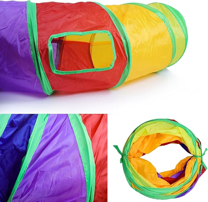 Cat Tunnel,Rabbit Tunnel,Cat Tunnels for Indoor Cats,Peekaboo Cat Cave,for Cats, Puppy, Kitty, Kitten, Rabbit