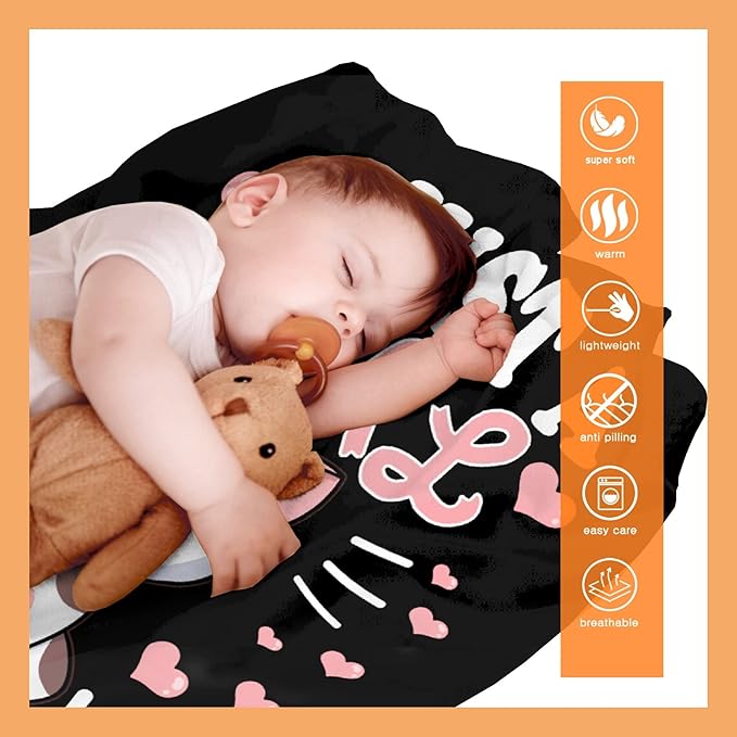 Cat Blanket Plush Gift for Kid Women Comfy Throw-Just A Girl Who Loves Cats-Soft Lightweight Kawaii Kitten Quilt Cozy Sheet Cute Animals Warm Flannel Blankets for Couch Bed Chair-50x60 Inches