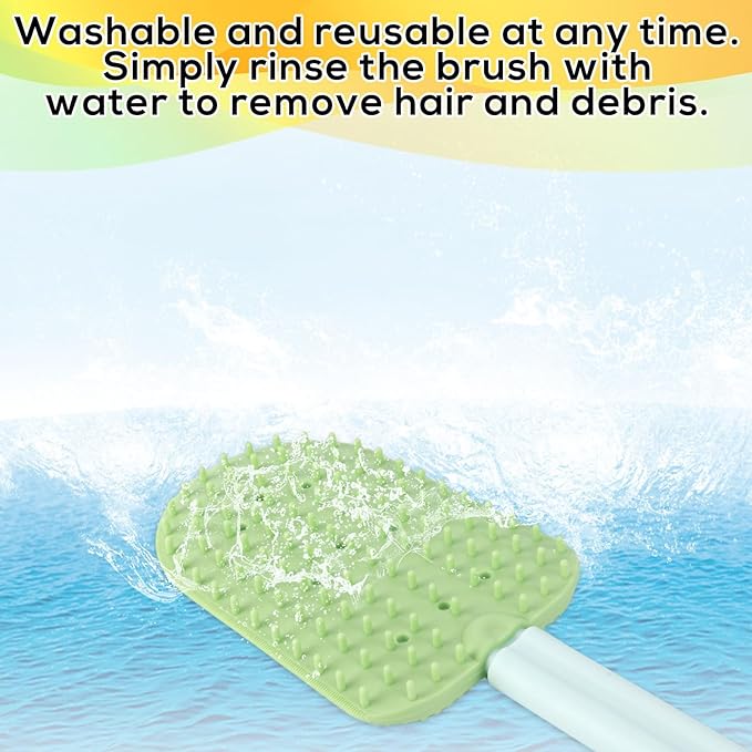 2 Pcs Cat Tongue Combs, Cat Hair Brush Cat Tongue Licking Hair Comb Cat Double Sided Brush Pet Massage Comb for Indoor Long Haired Kitten Fur Grooming & Shedding Easily Removes Fur Reducing Hairballs