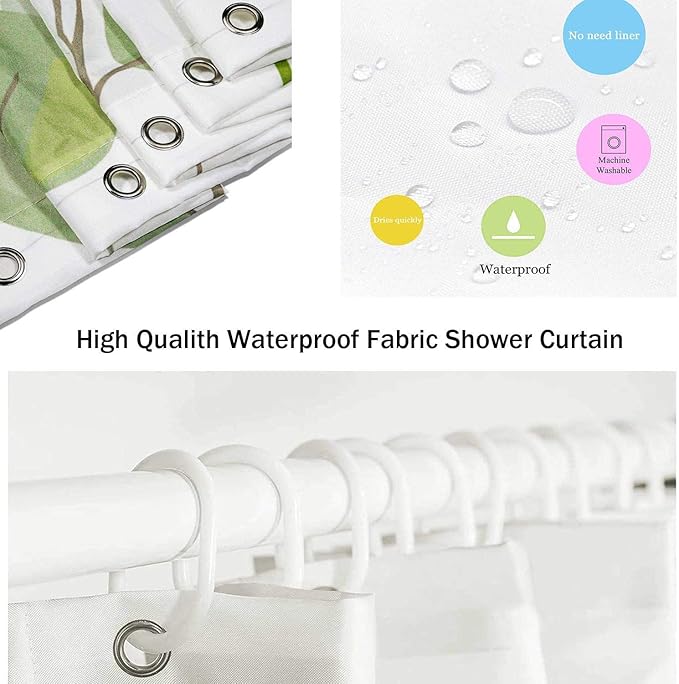 72x84inch Colorful Cartoon Dog and Cat Pawprints Kids' Shower Curtain Cute Animal Lovely Pet Puppy Cat Claw Prints Bath Curtain for Children Baby Bathroom Decor Fabric Polyester with Hooks