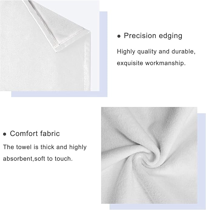 Summer 3 Piece Towel Bathroom Sets, 1 Bath Towel, 1 Washcloth, 1 Hand Towel, Cotton Fast Dry Soft Absorbent Towel Set for Home Kitchen Family